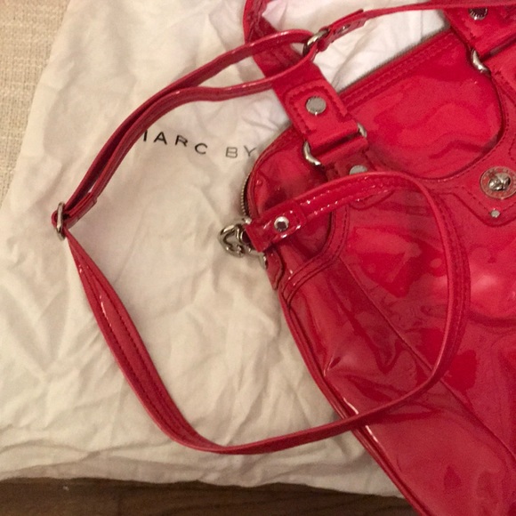 Marc by Marc Jacobs Cherry Red Handbag Purse - Picture 2 of 8